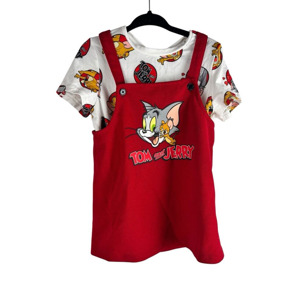 Tom & Jerry Girls Red Dress 18-24 SHEIN Toddler‎ Vintage Cartoon